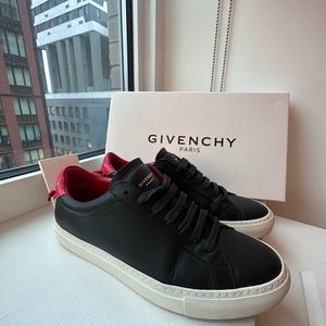 GIVENCHY black and red sneakers